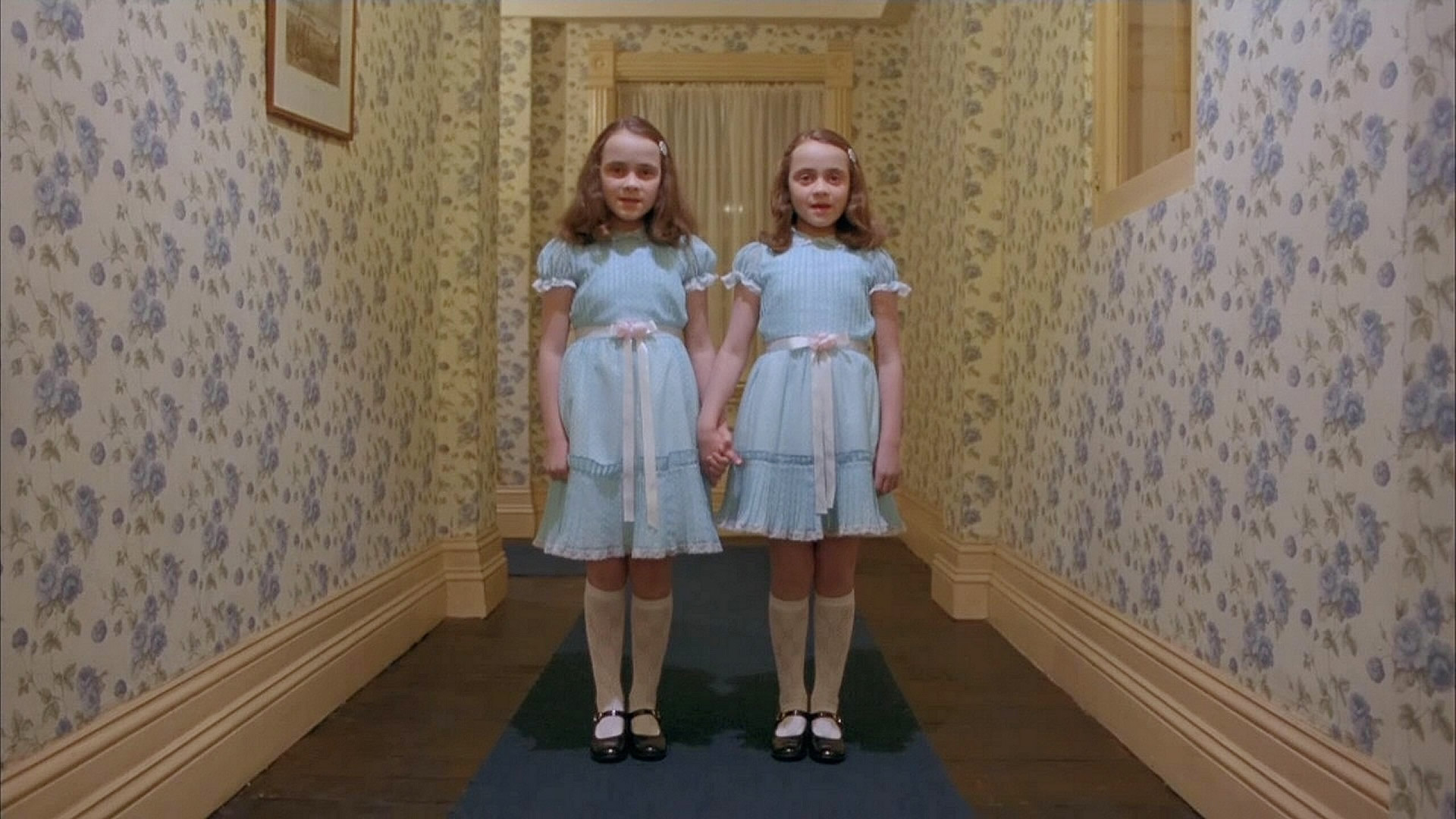 the twins in the shining, kubrick