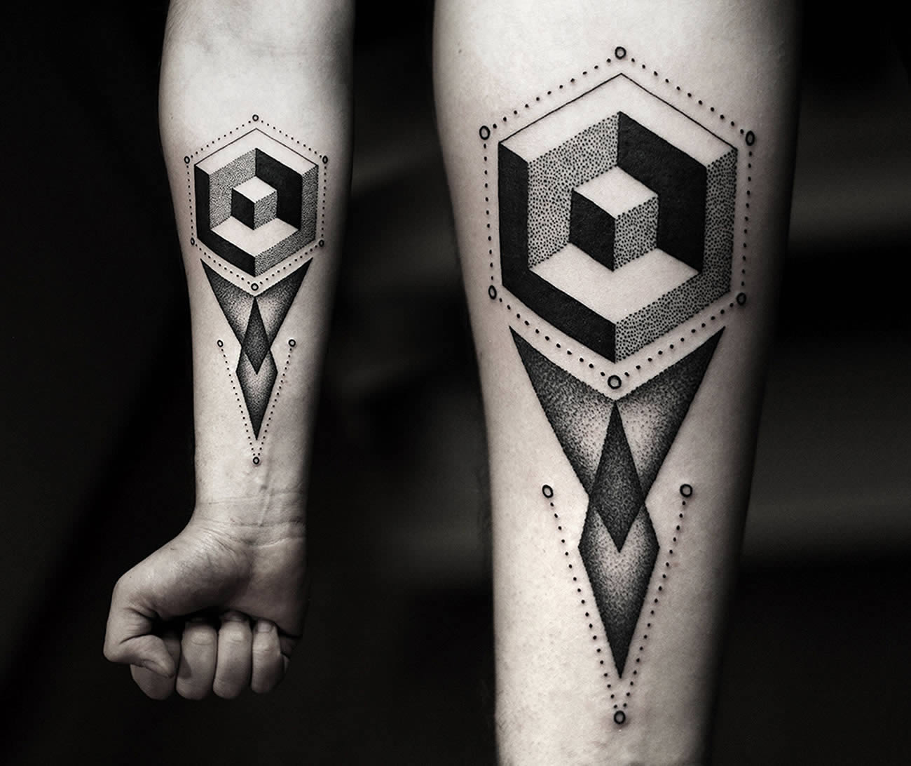 Geometric tattoo  Visions Tattoo and Piercing