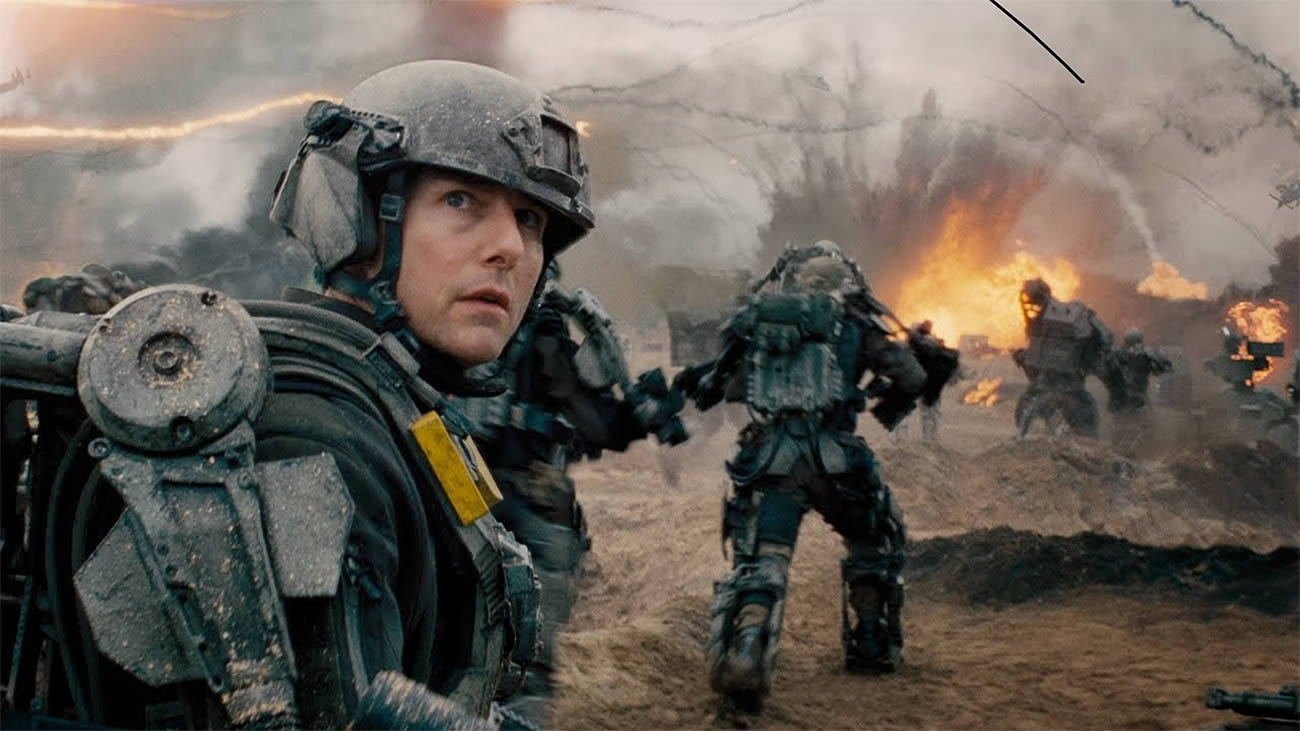 tom cruise in edge of tomorrow movie