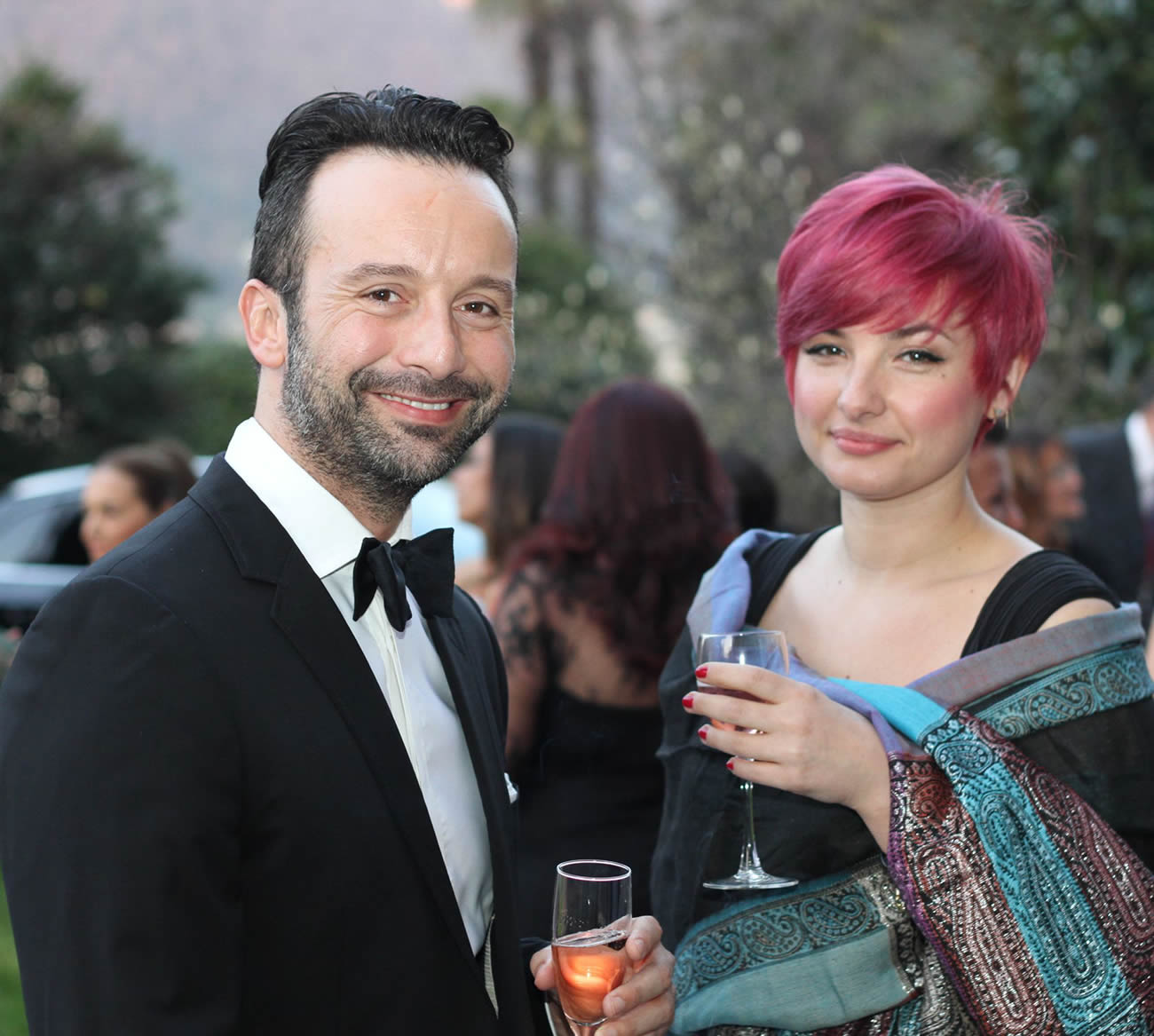 a couple attending the a'design awards