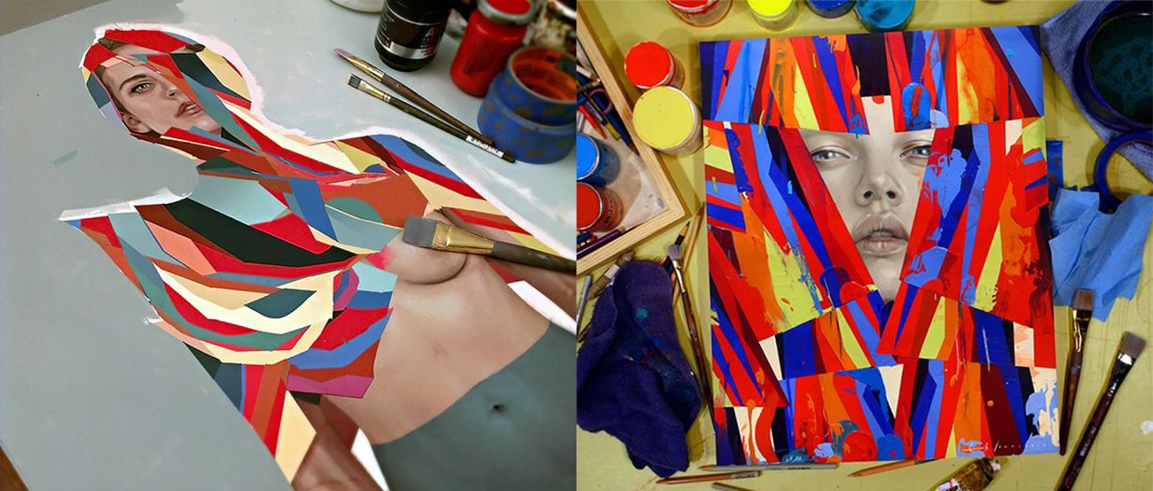 colored paintings by erik jones