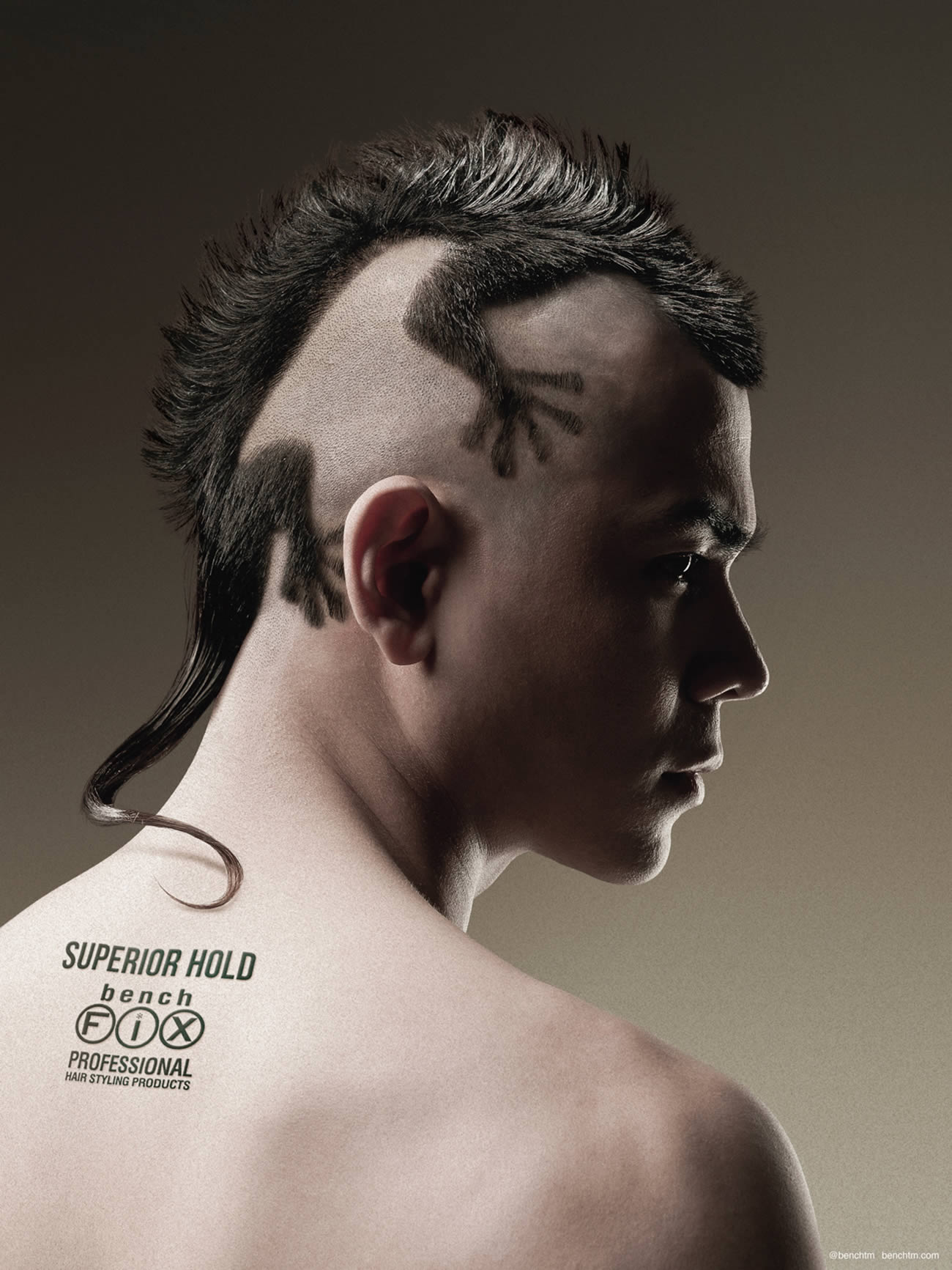 Bench Fix Hairstyling Products: Gecko, poster