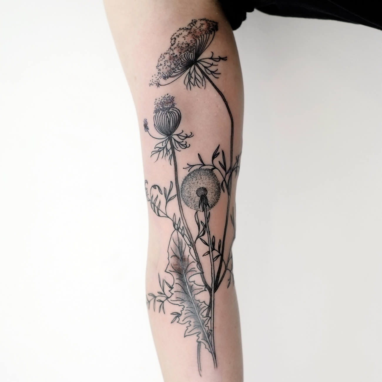 flower on arm by victor j webster