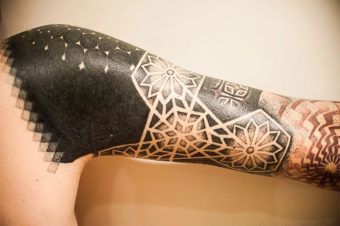 side arm tattoo by Karolina Czaja