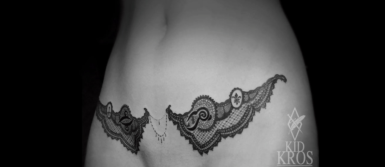 Lace Tattoo Designs Perfectly Cloak the Body in Delicate Drawings