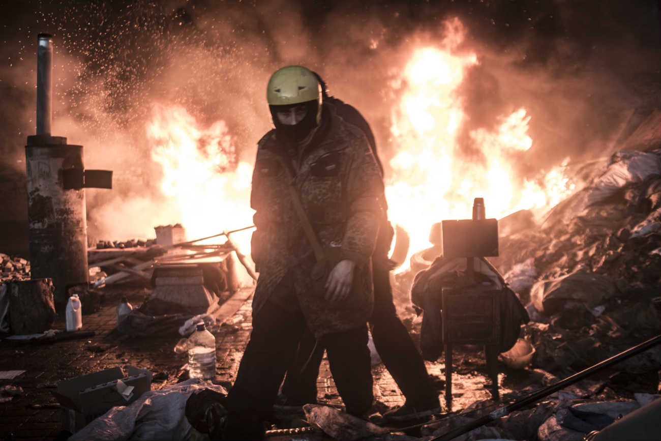 occupy kiev fire protestors 