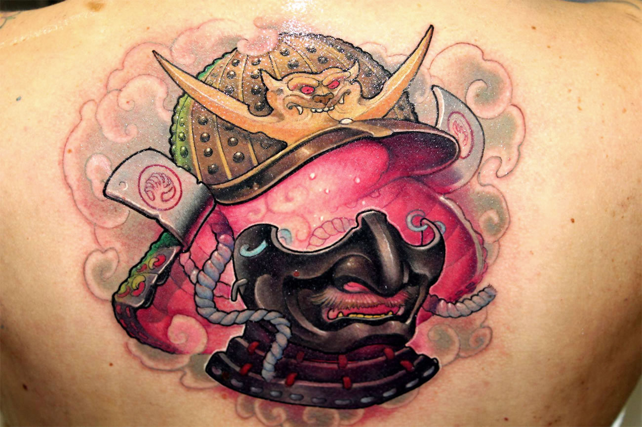 samurai warrior tattoo by victor chil