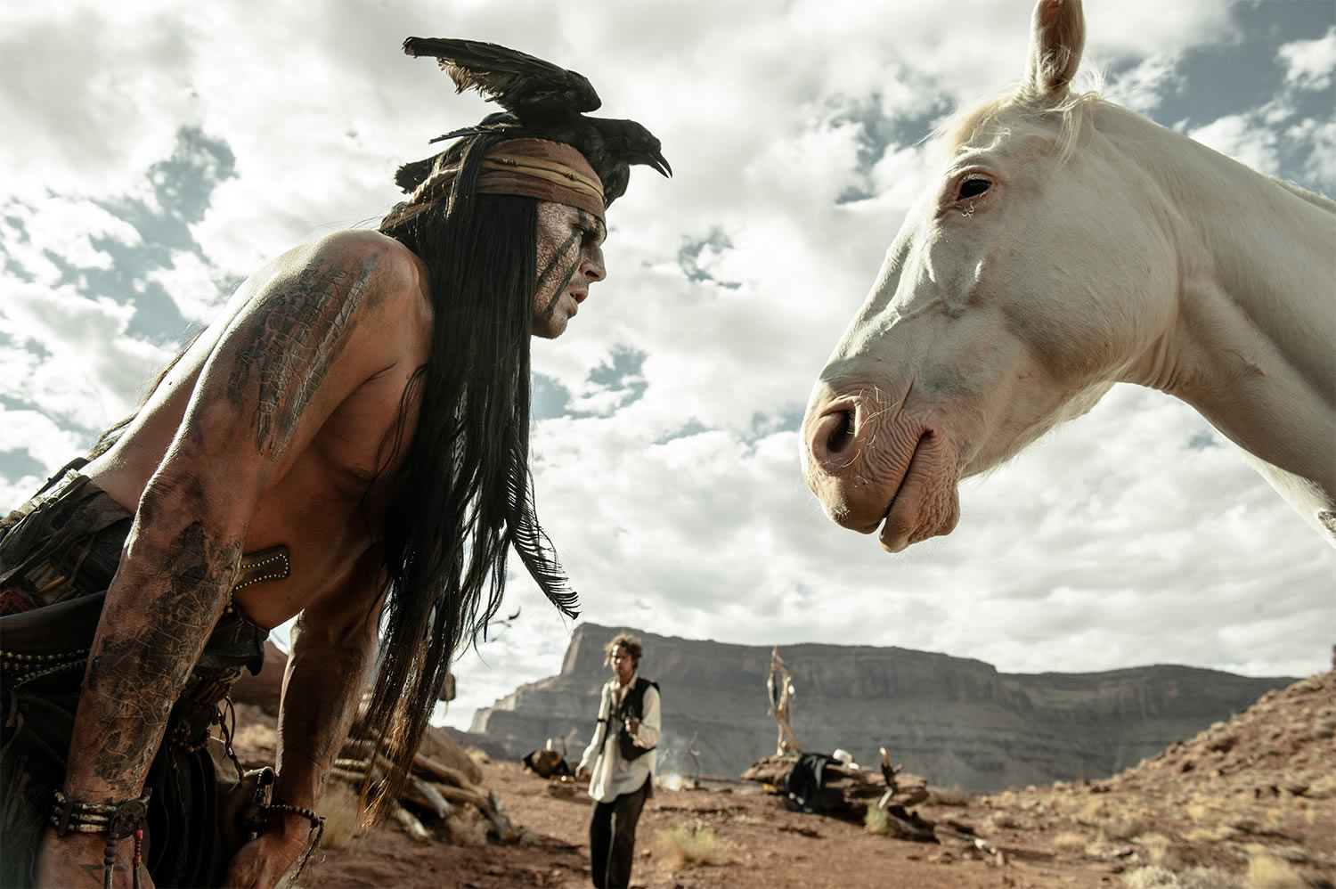 tonto with horse silver in the lone ranger