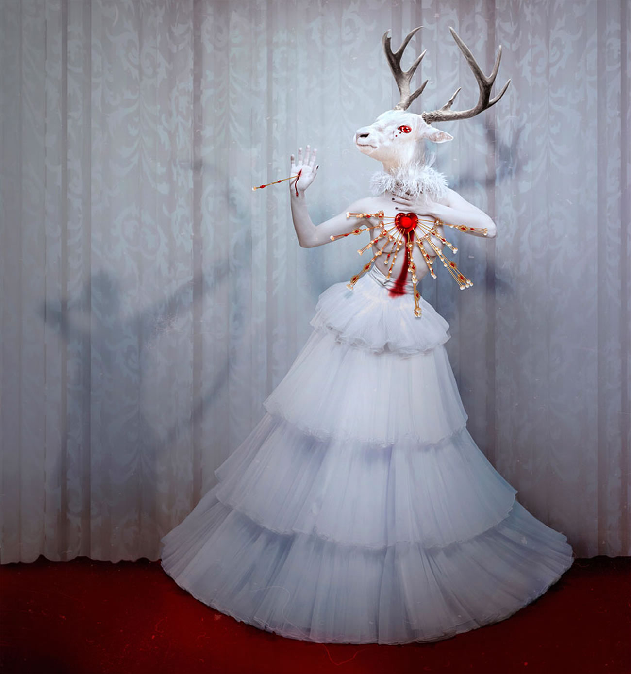 natalie shau illustration deer doll