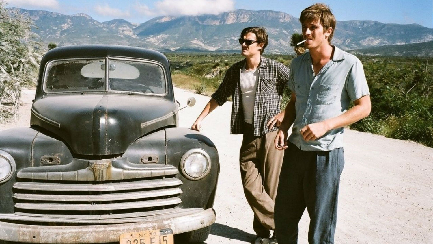 on the road beat generation sam riley car 