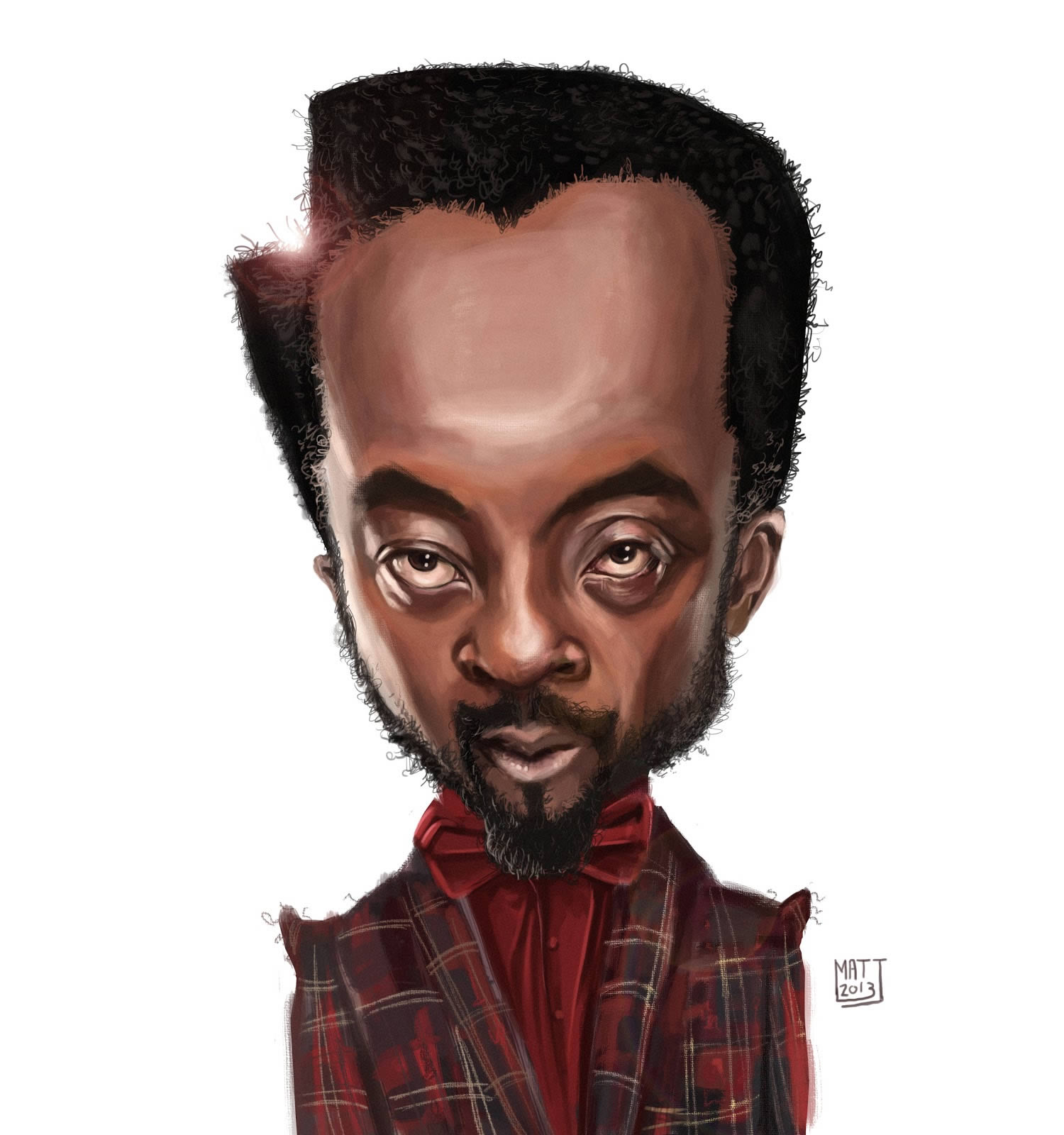 william, caricature by matt ryder