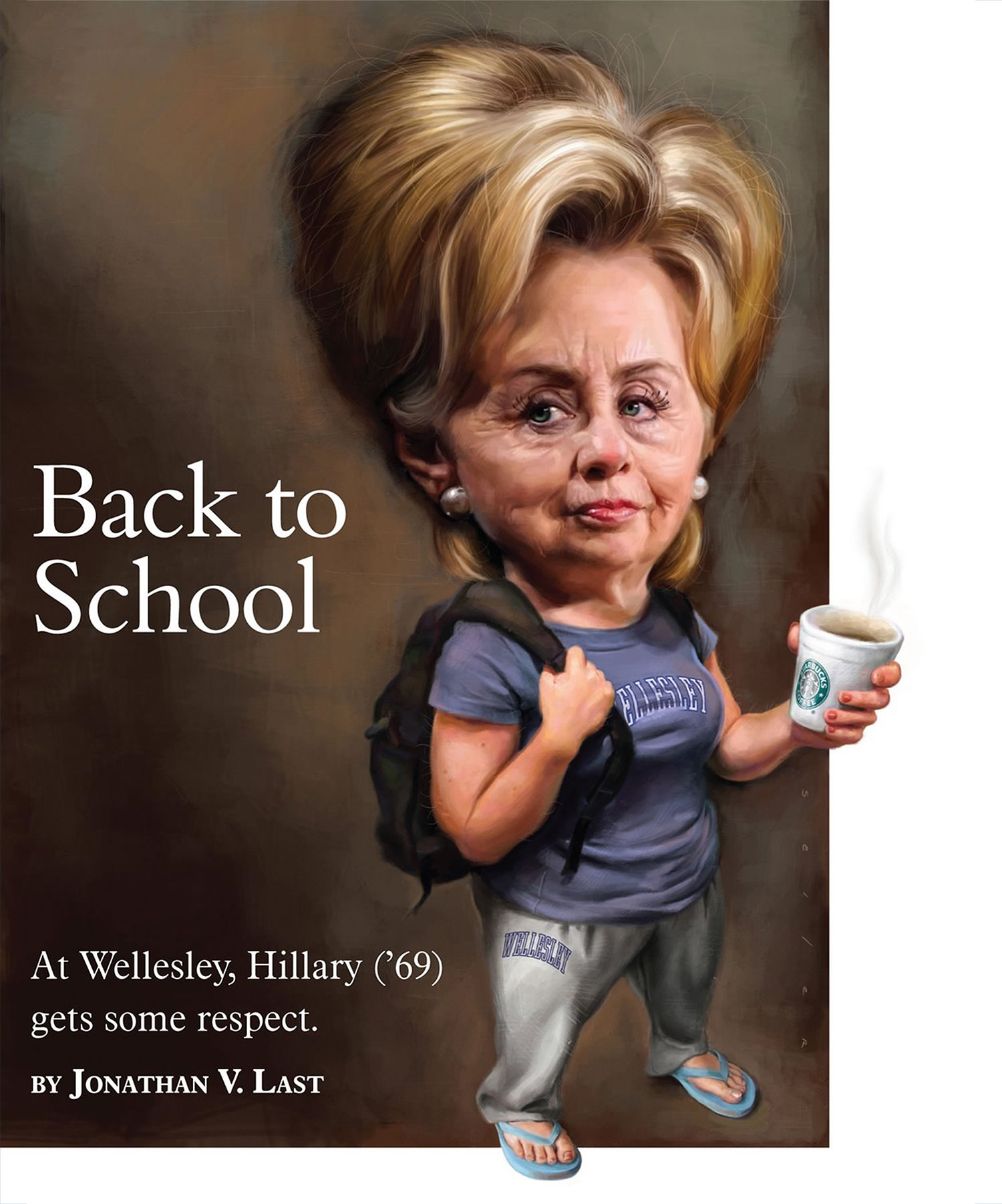 hillary clinton (wellesley college) back to school cover by Jason seiler