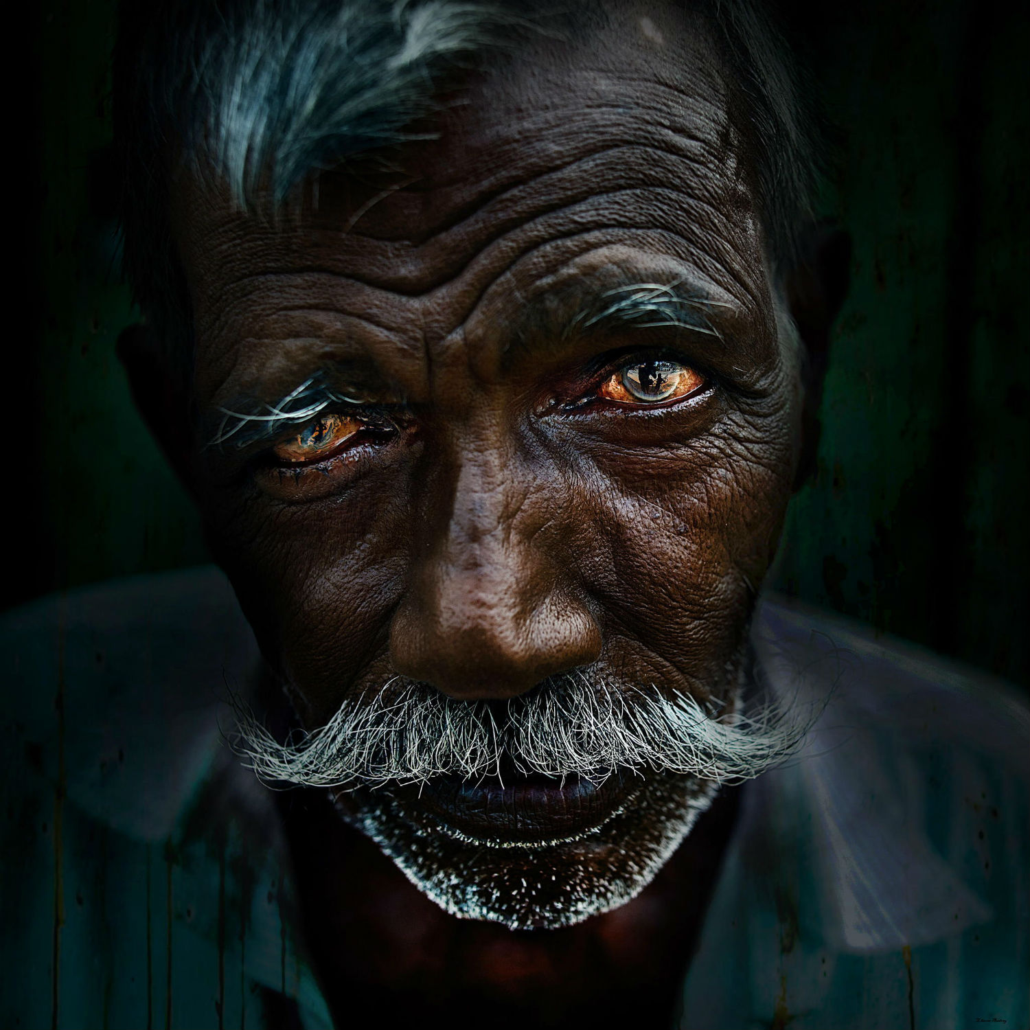 Andrey Zharov photo realist photography portrait indian man