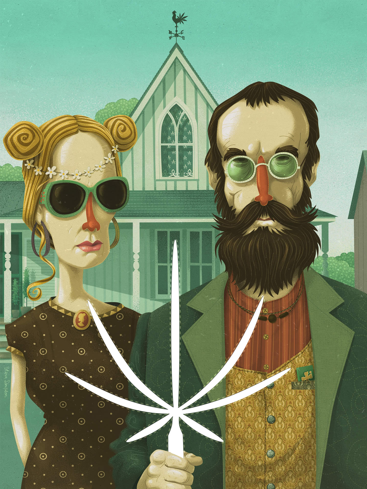 american gothic high by steve simpson