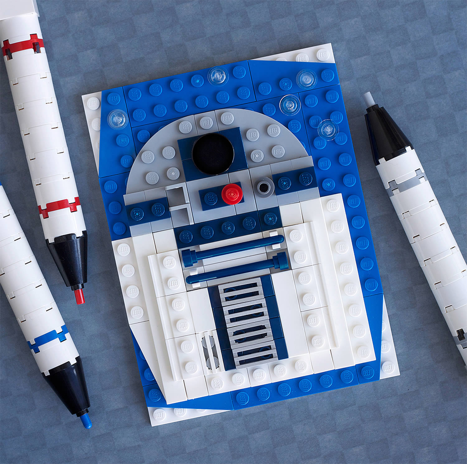 bleep bloop, r2d2, star wars lego art by Chris McVeigh