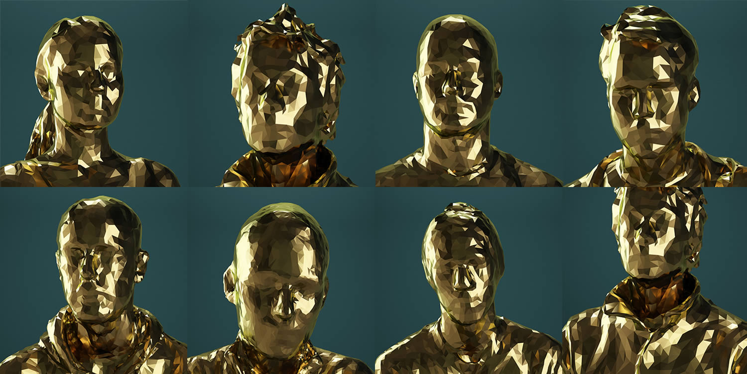 gold woman and men by mike pelletier