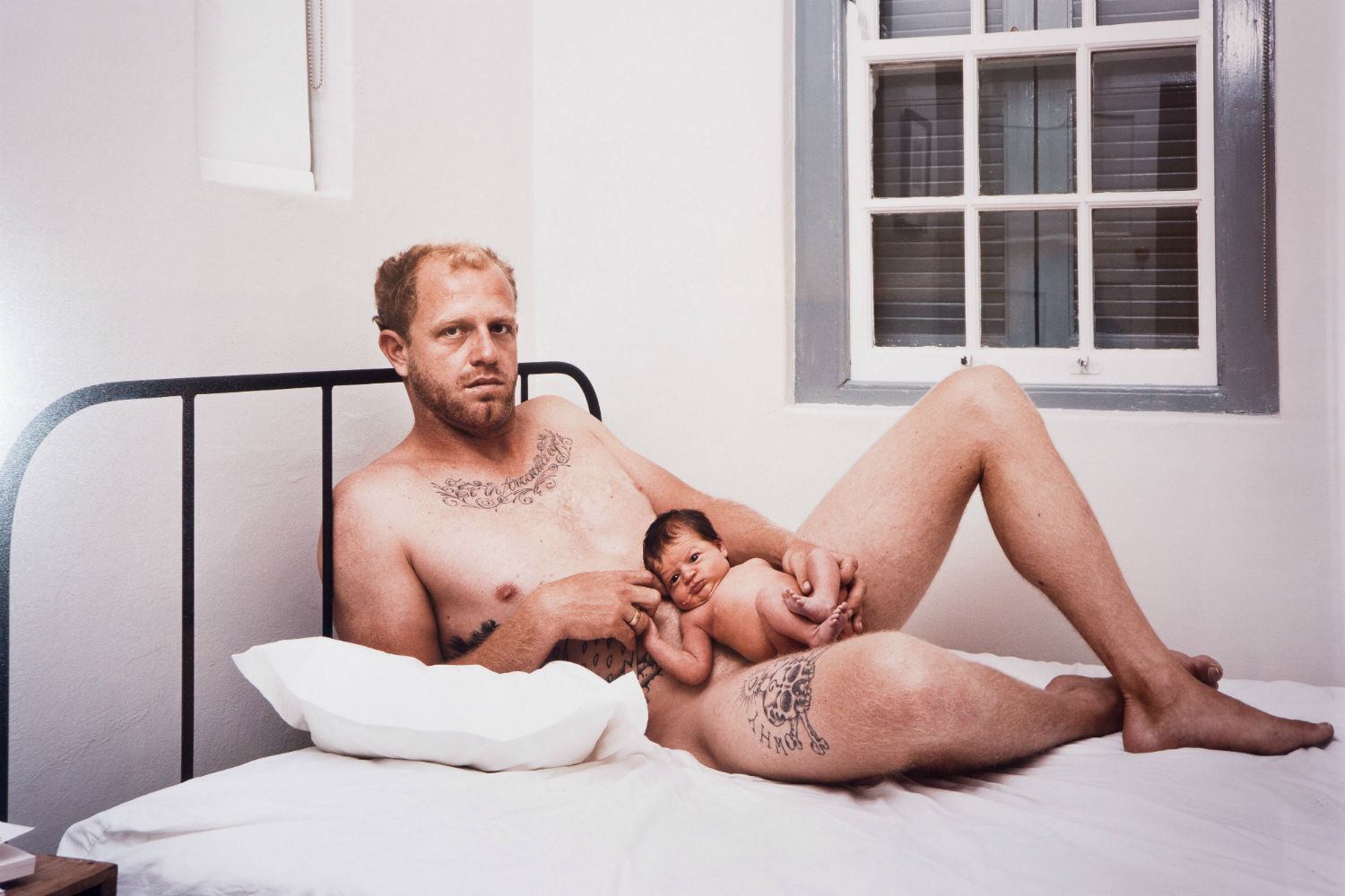 pieter hugo nude self portrait baby