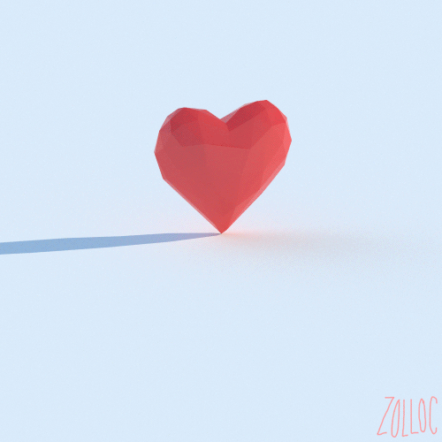 heart drops dead, animated gif by Hayden Zezula