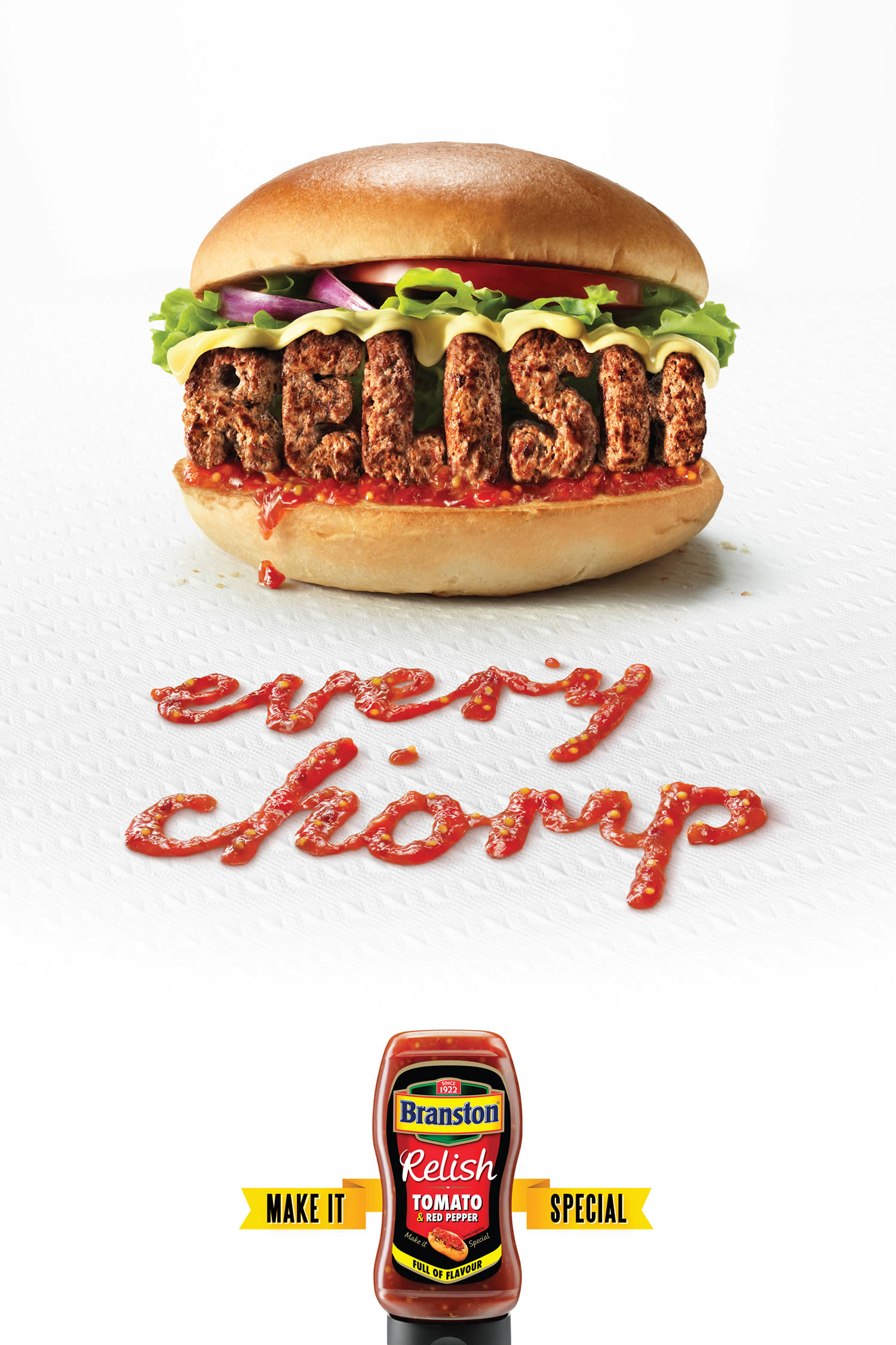 burger branston by sean freeman, typography