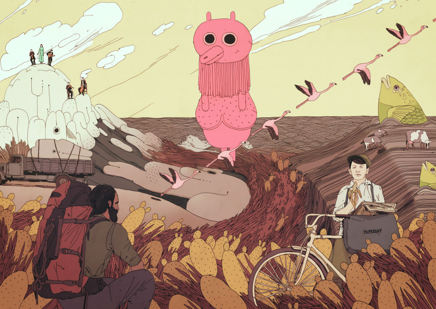 Jon Juarez illustration colour surreal 