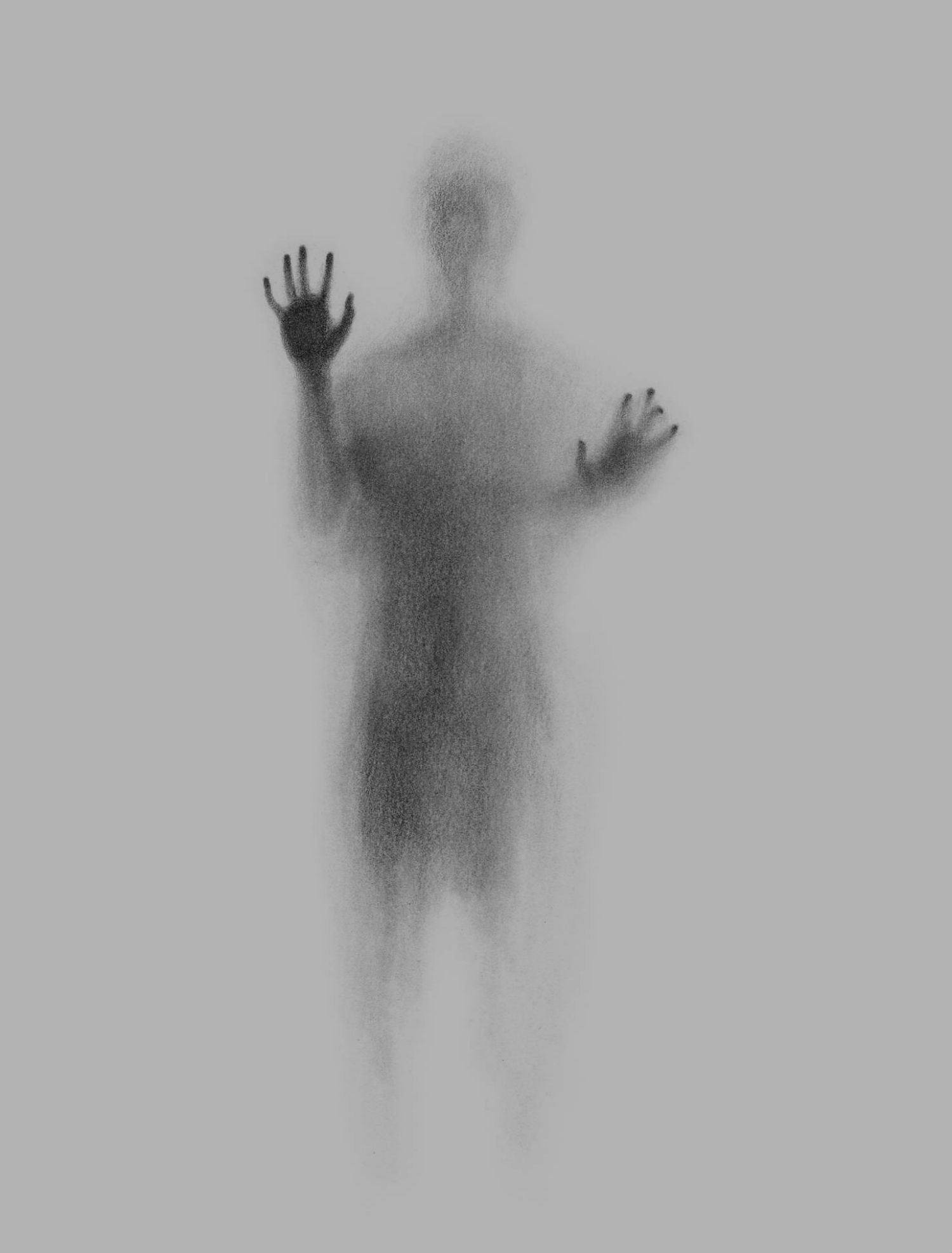 hernan martin illustration black white drawing ghostly 