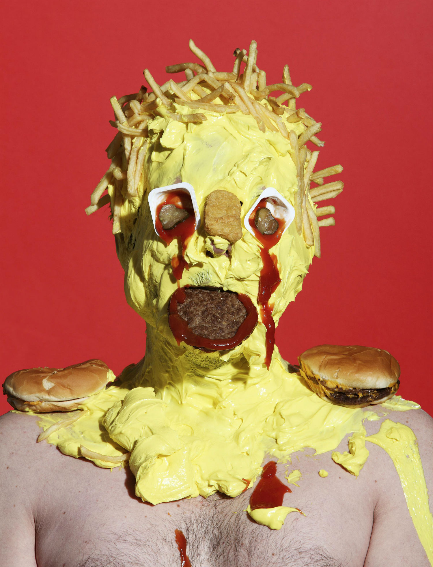 james ostrer photography junk food colour yellow surreal 