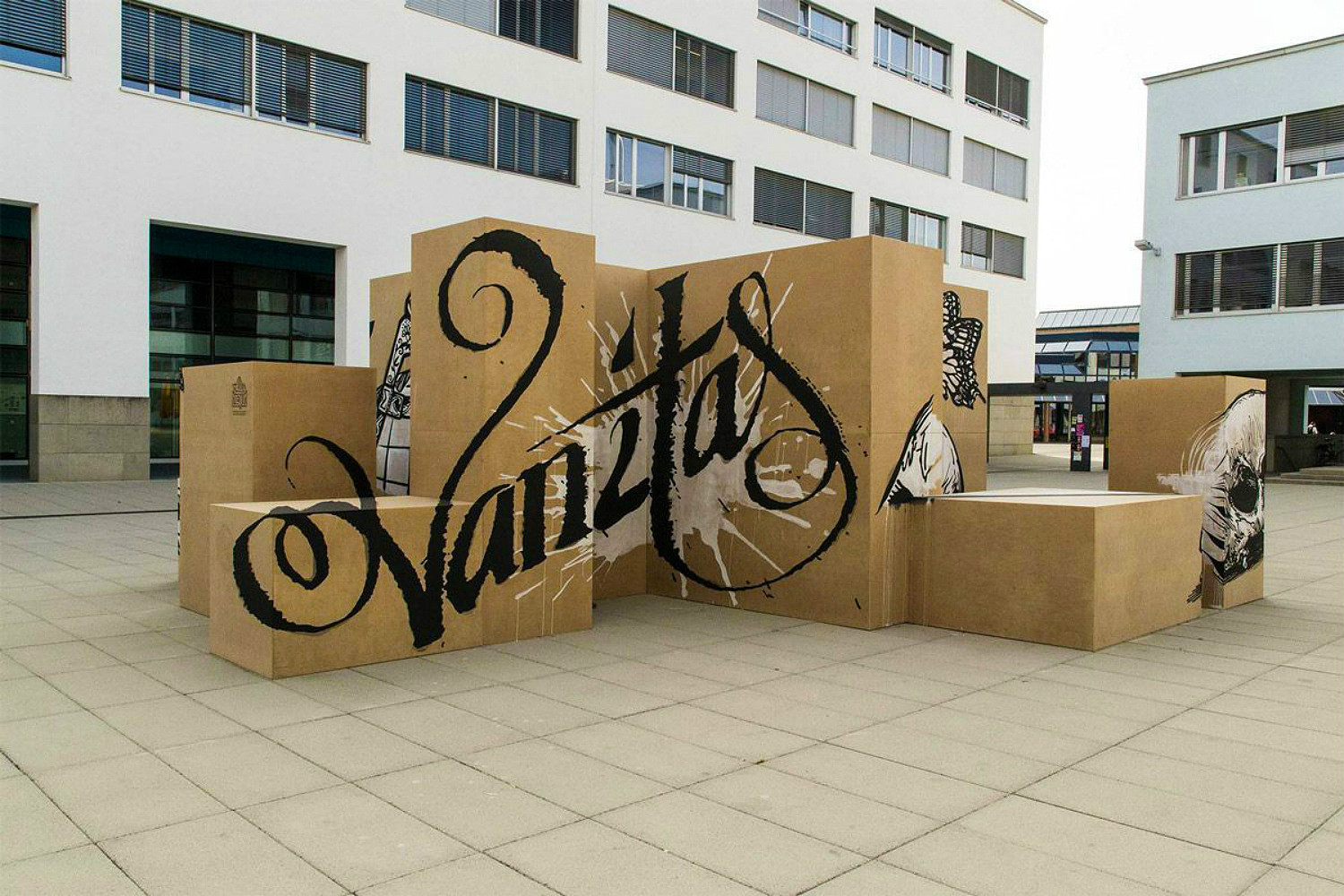 vanities truly design anamorphic cardboard boxes
