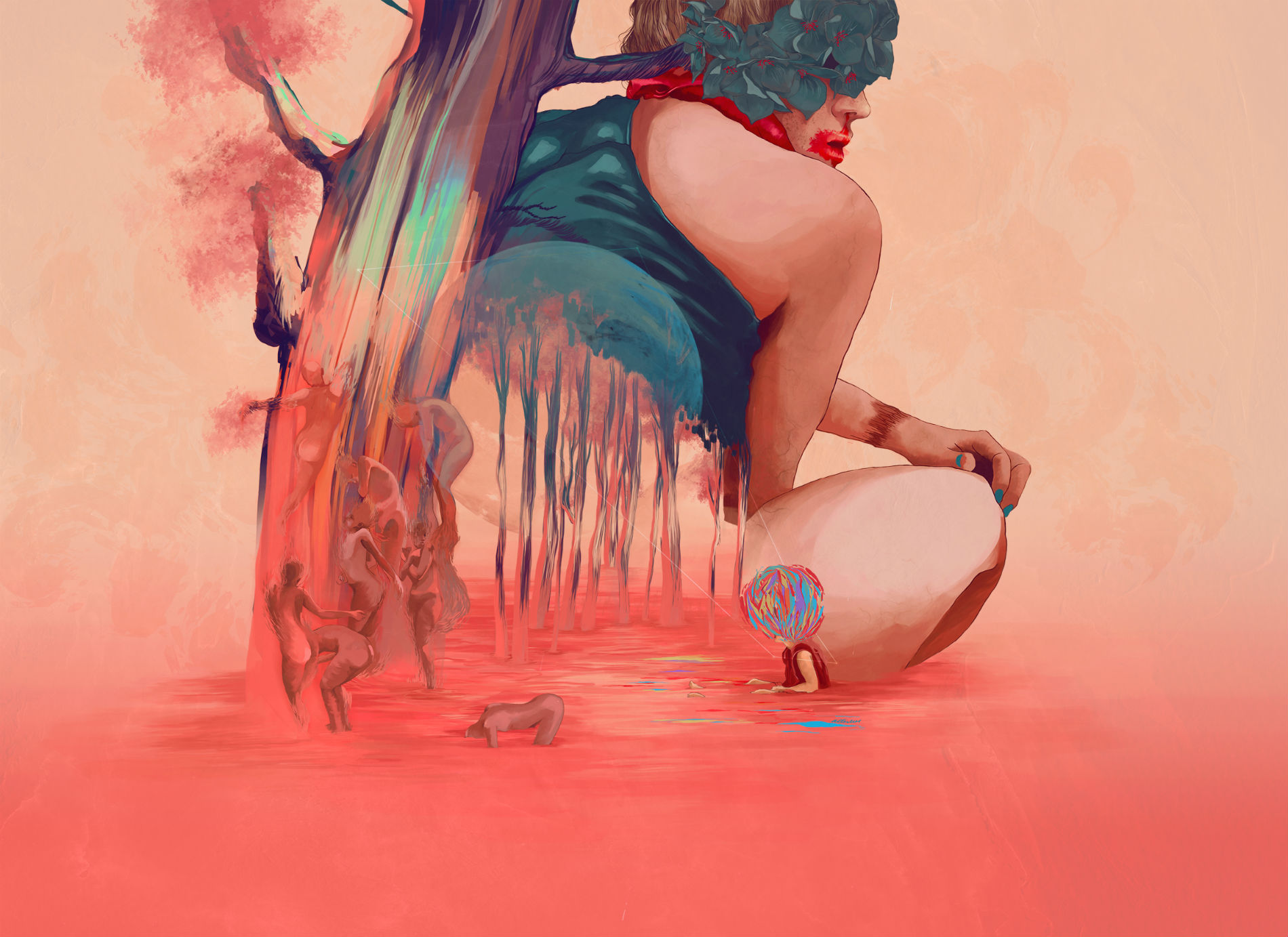 Carolina Rodriguez Fuenmayor illustration surreal colour dreamy