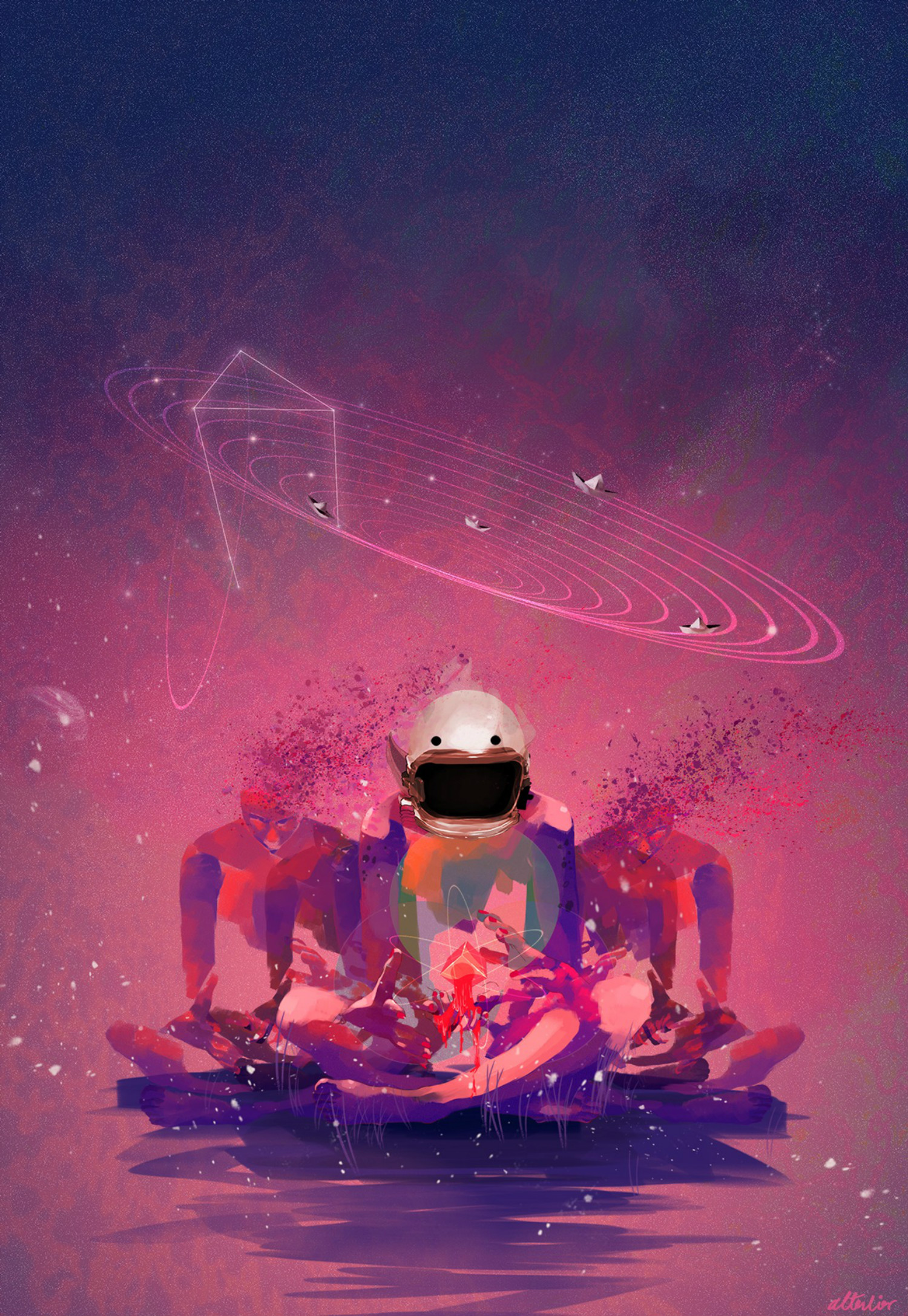 Carolina Rodriguez Fuenmayor illustration surreal colour dreamy