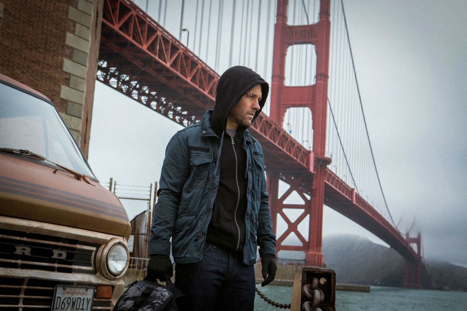 ant  man paul rudd golden gate bridge marvel