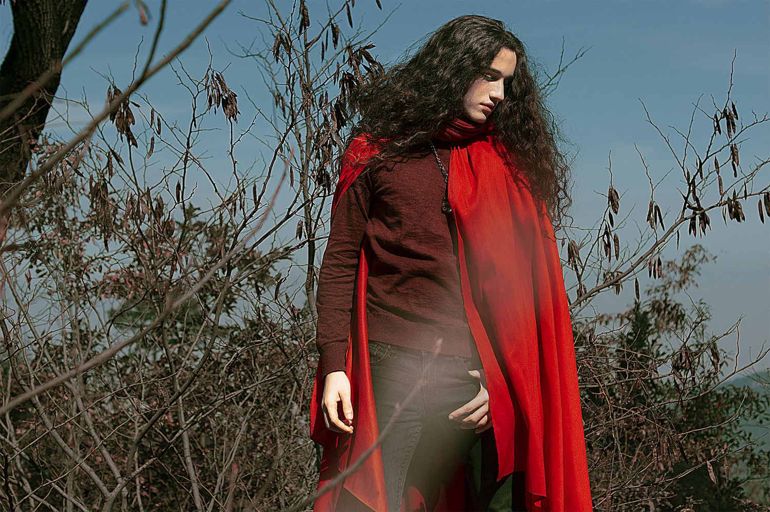 jvdas berra fashion photography halloween gothic red riding hood