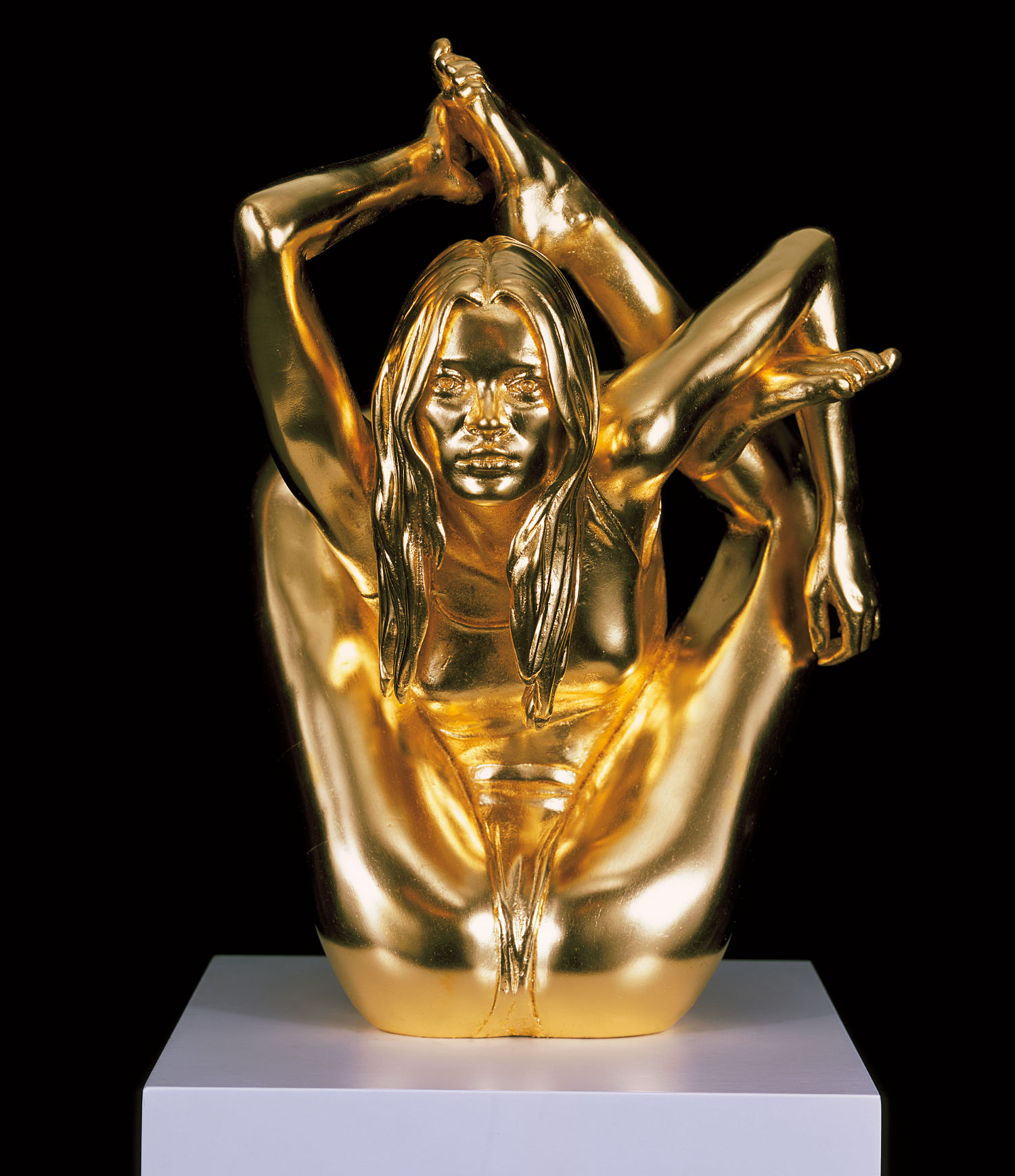 marc quinn kate moss sculpture gold nude