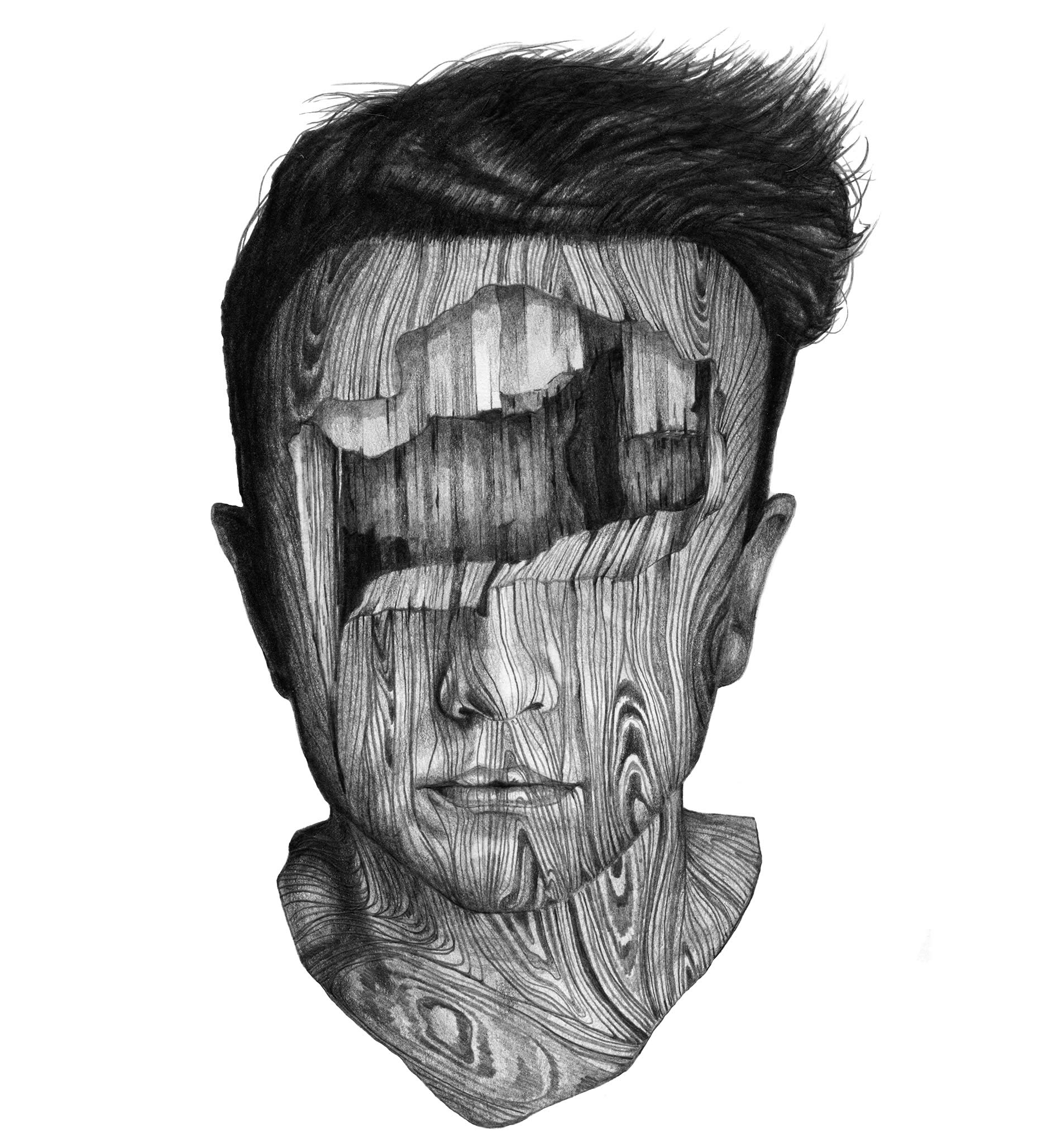 creepy drawings of people