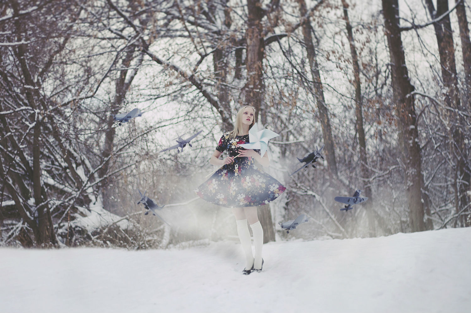 gerald larocque photography surreal fashion winter fantasy