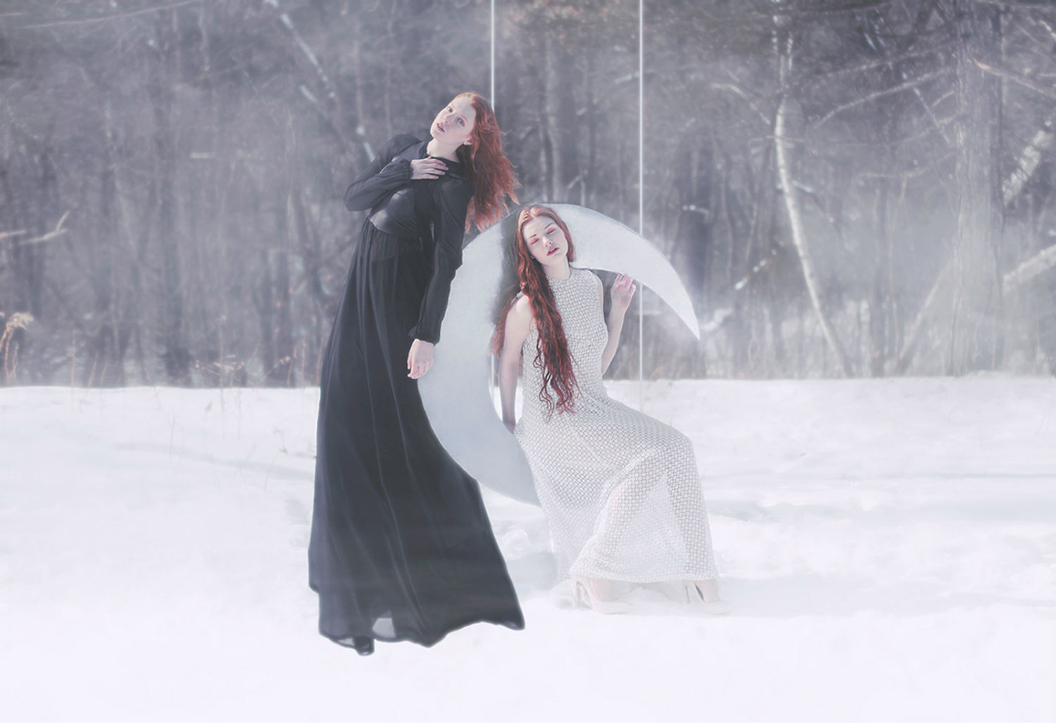 gerald larocque photography surreal fashion winter fantasy