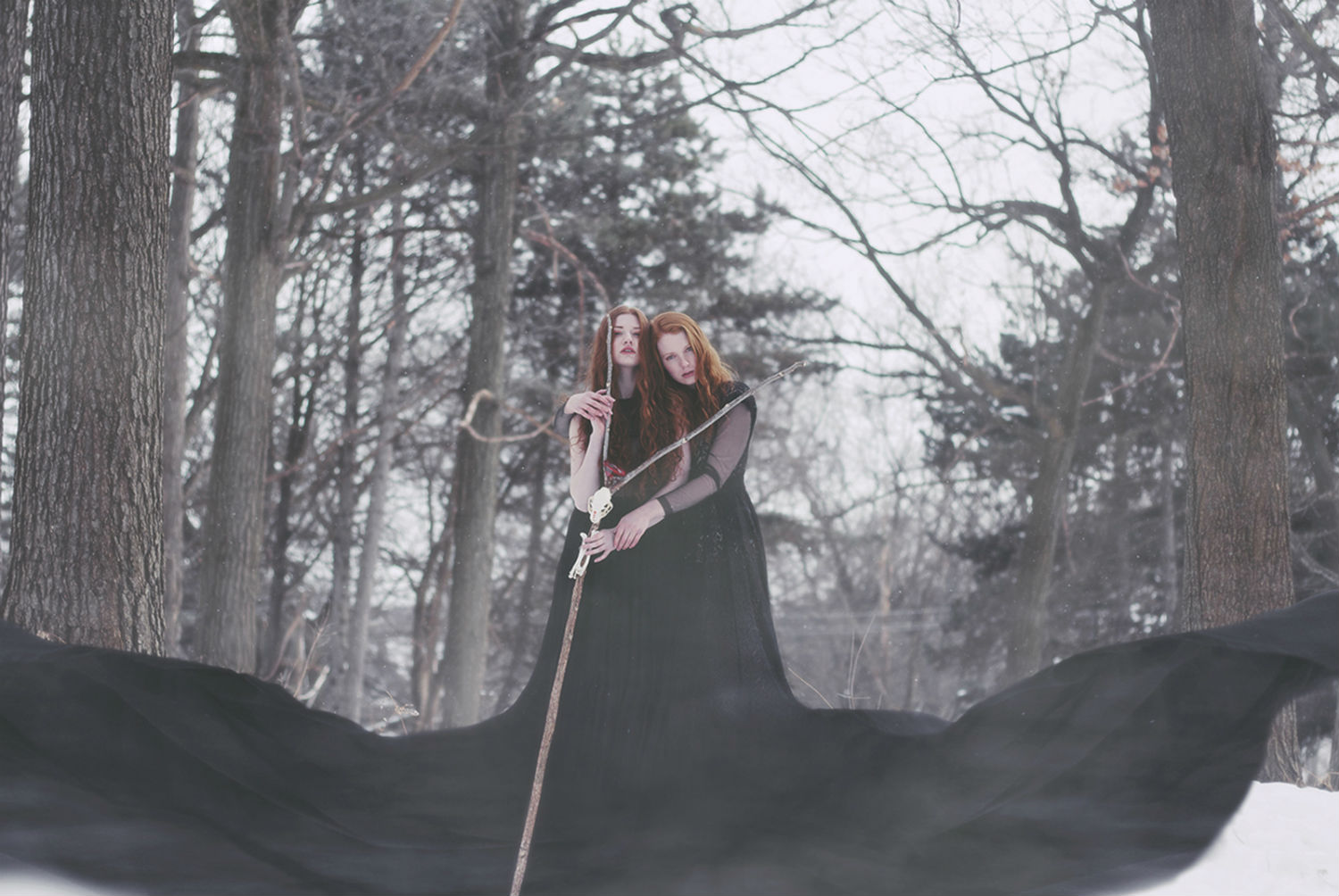 gerald larocque photography surreal fashion winter fantasy