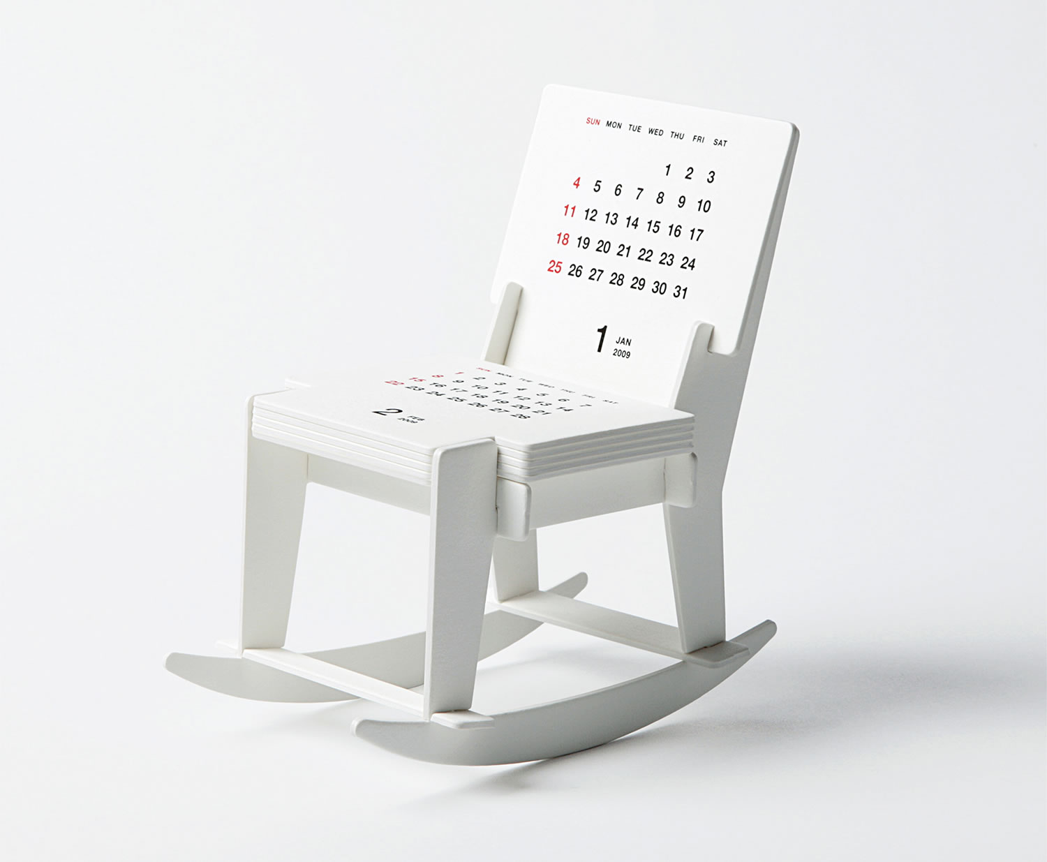 The rocking chair calendar by Katsumi Tamura.