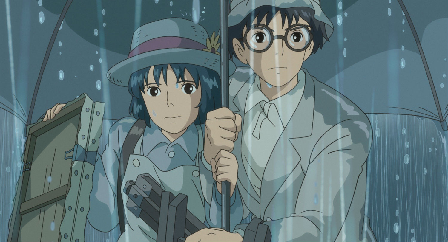 japanese cinema the wind rises rain animation 