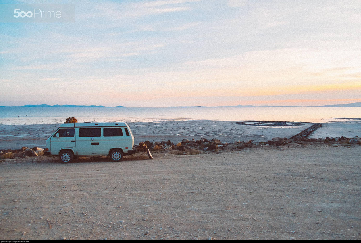 surf van near beach