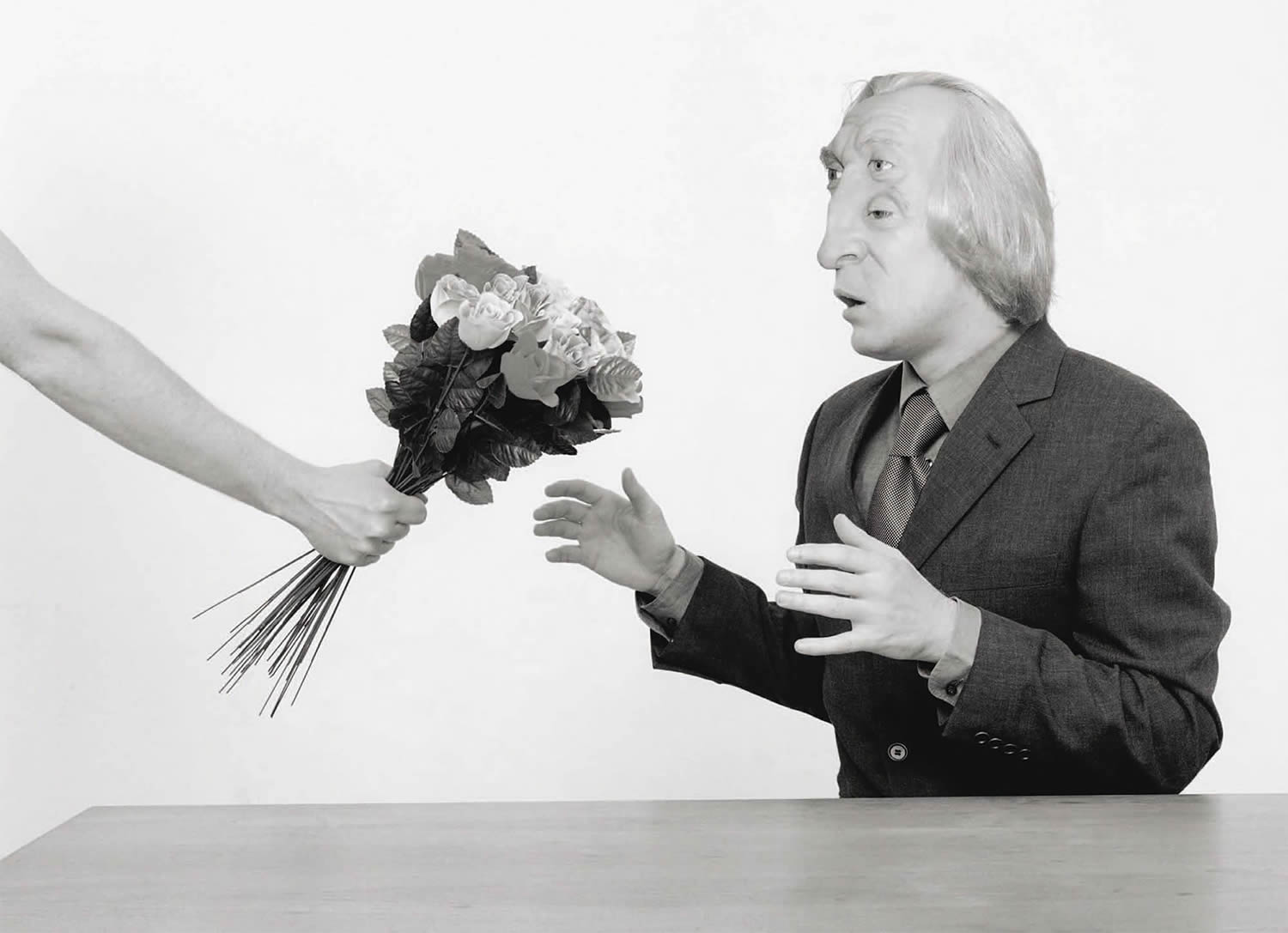 asger carlsen black white photography abstract body flowers