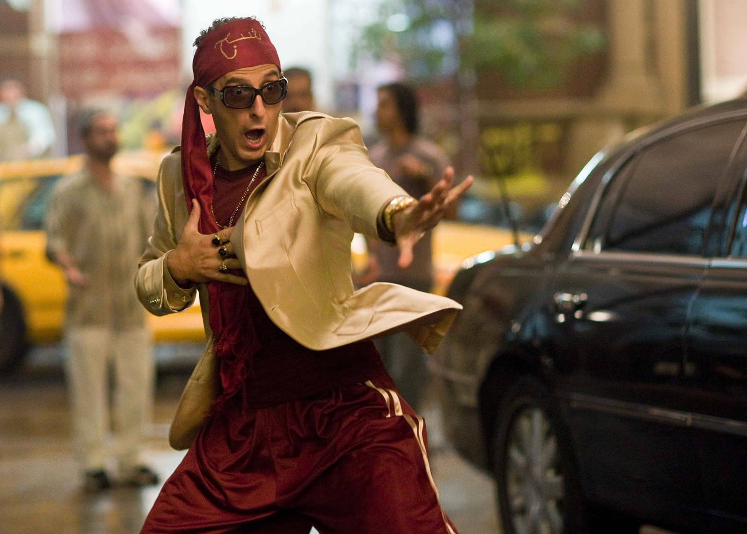 john turturro in action in don't mess with the zohan