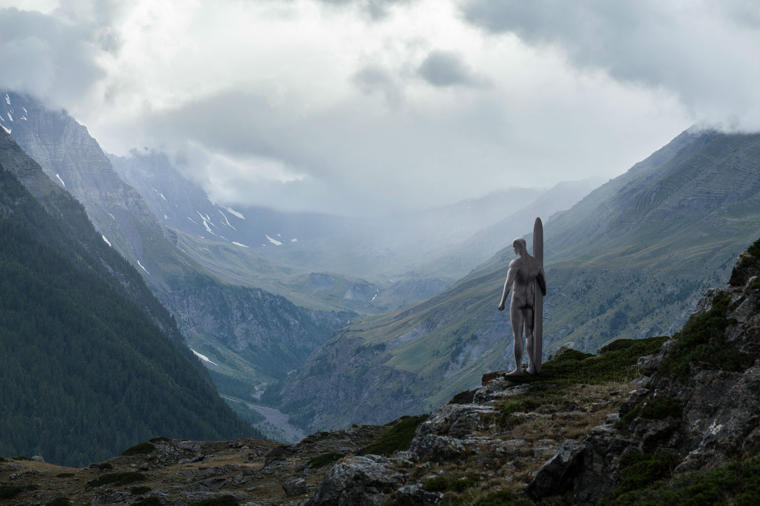 benoit lapray superheroes photography nature solitude silver surfer mountain 