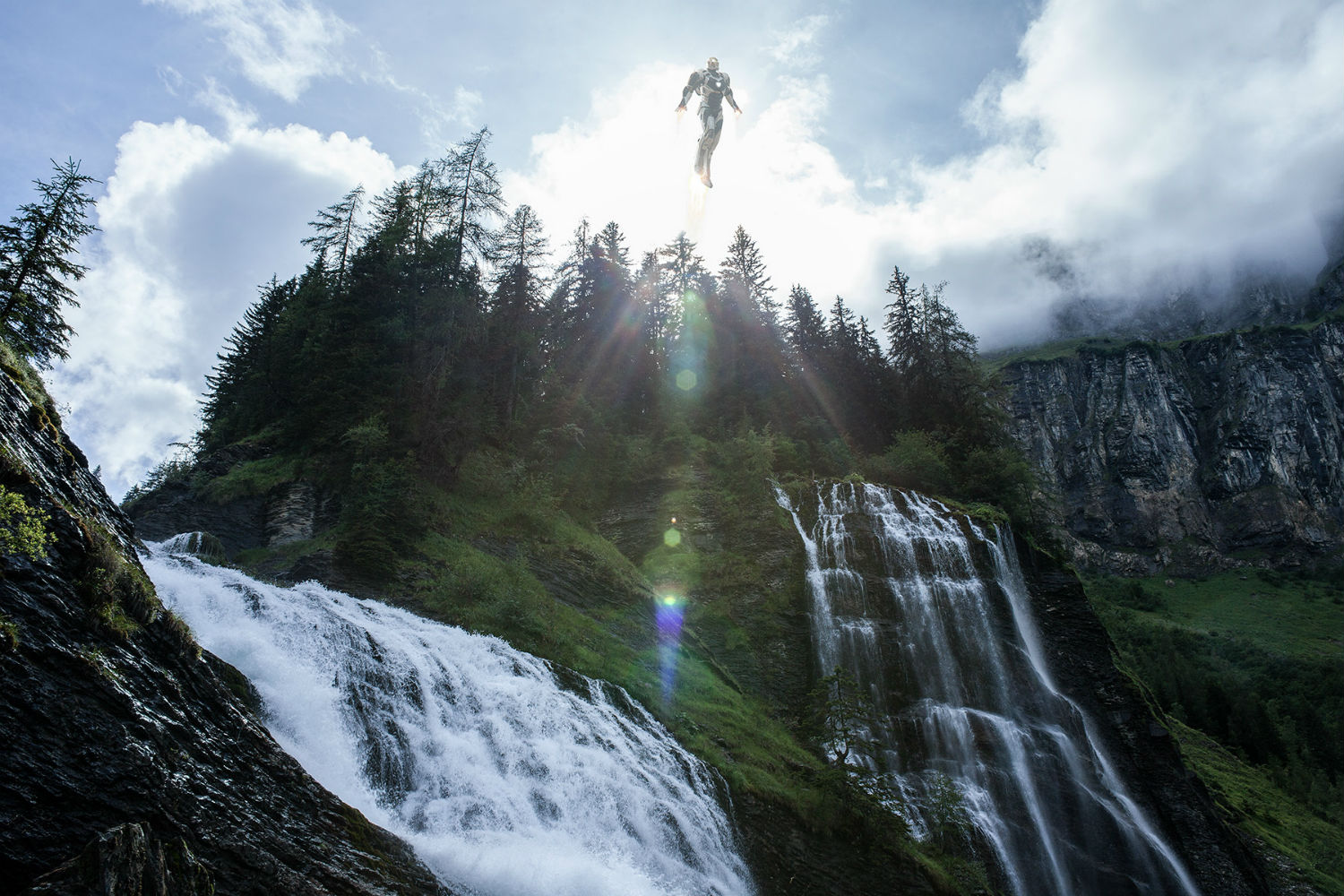 benoit lapray superheroes photography nature solitude waterfall