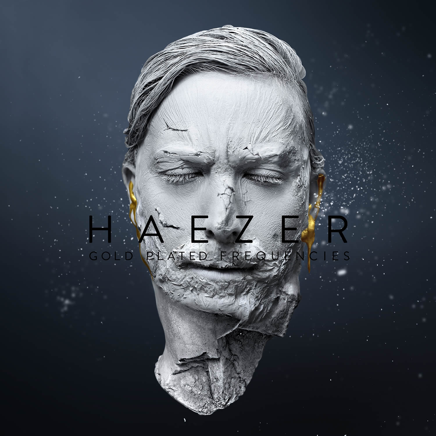 Haezer - Gold Plated Frequencies Album Art by Chris Slabber