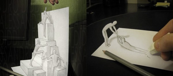 New 3d Illusion Drawings By Alessandro Diddi Scene360