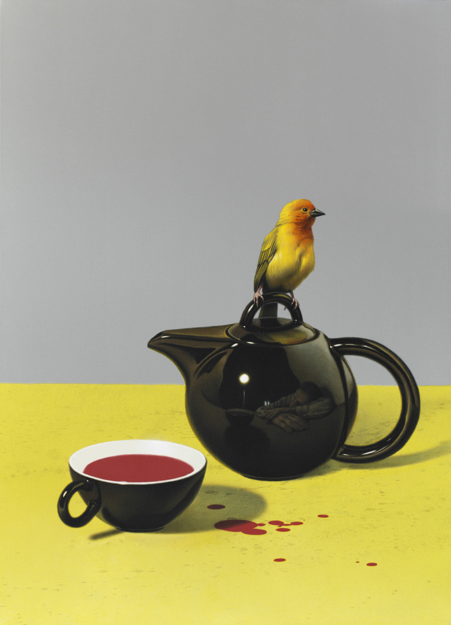 eckart hahn painting hyperrealist colour animal