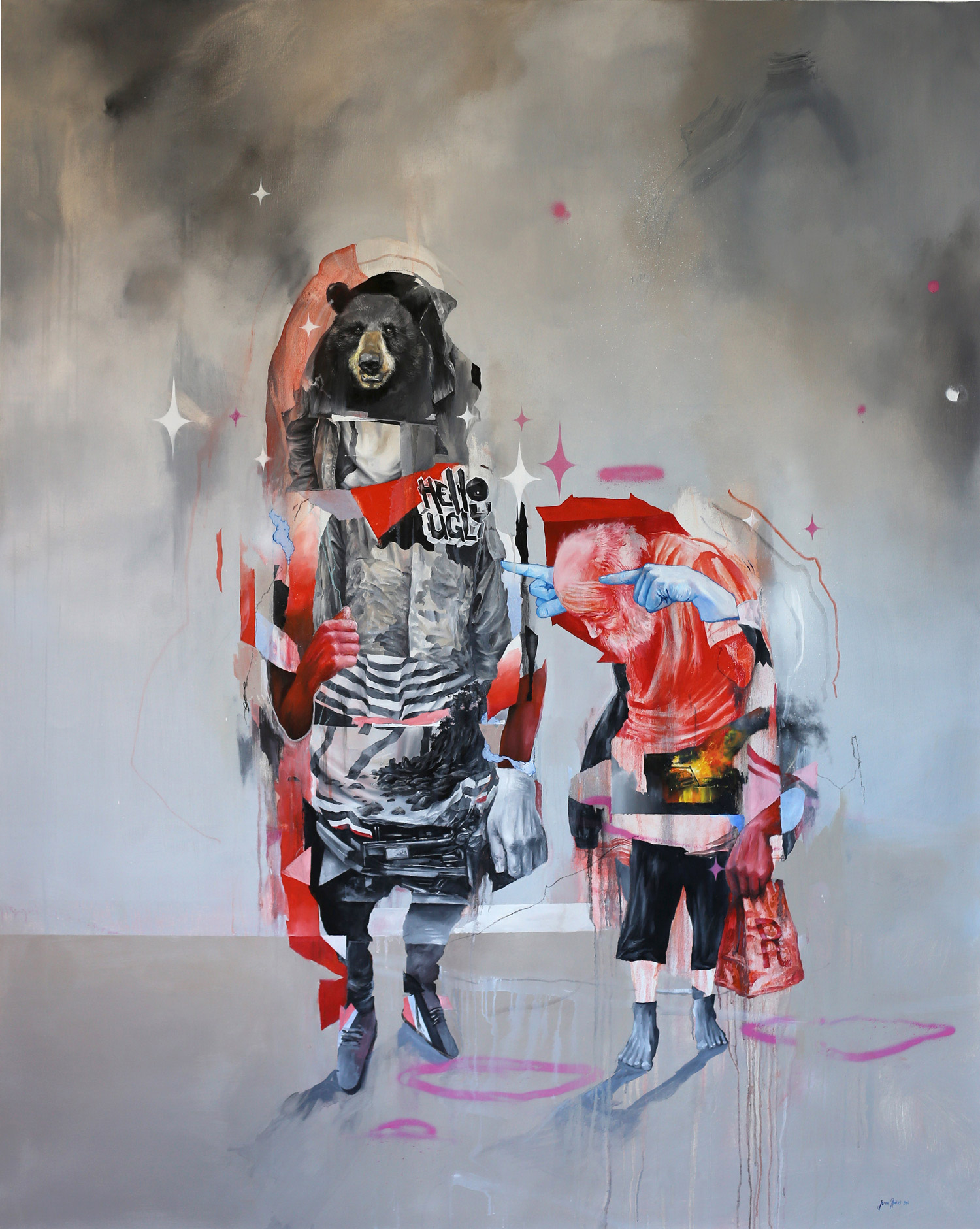 joram roukes dutch artist colour animals car abstract