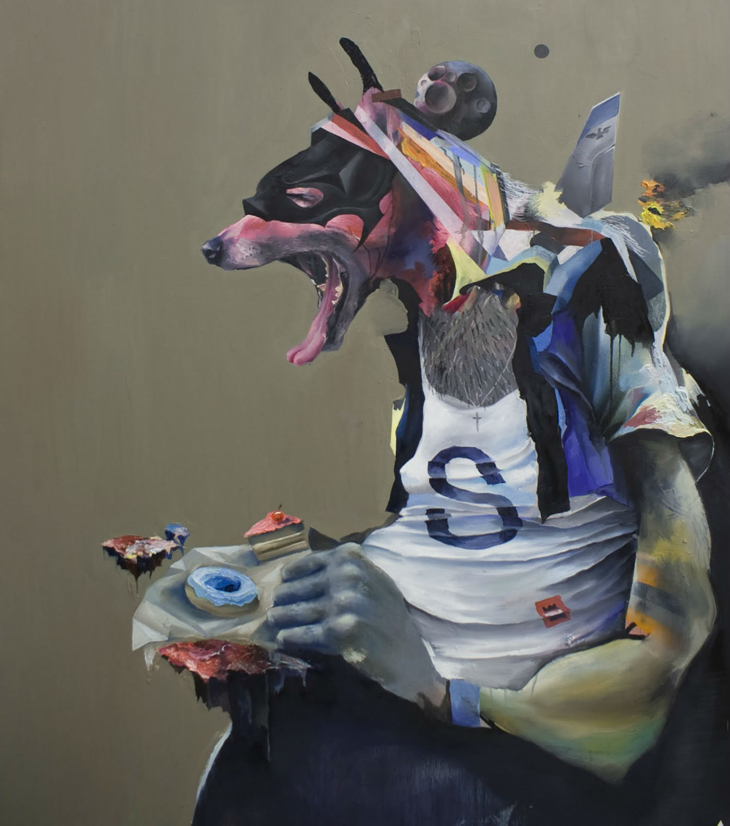 joram roukes dutch artist colour animals car abstract