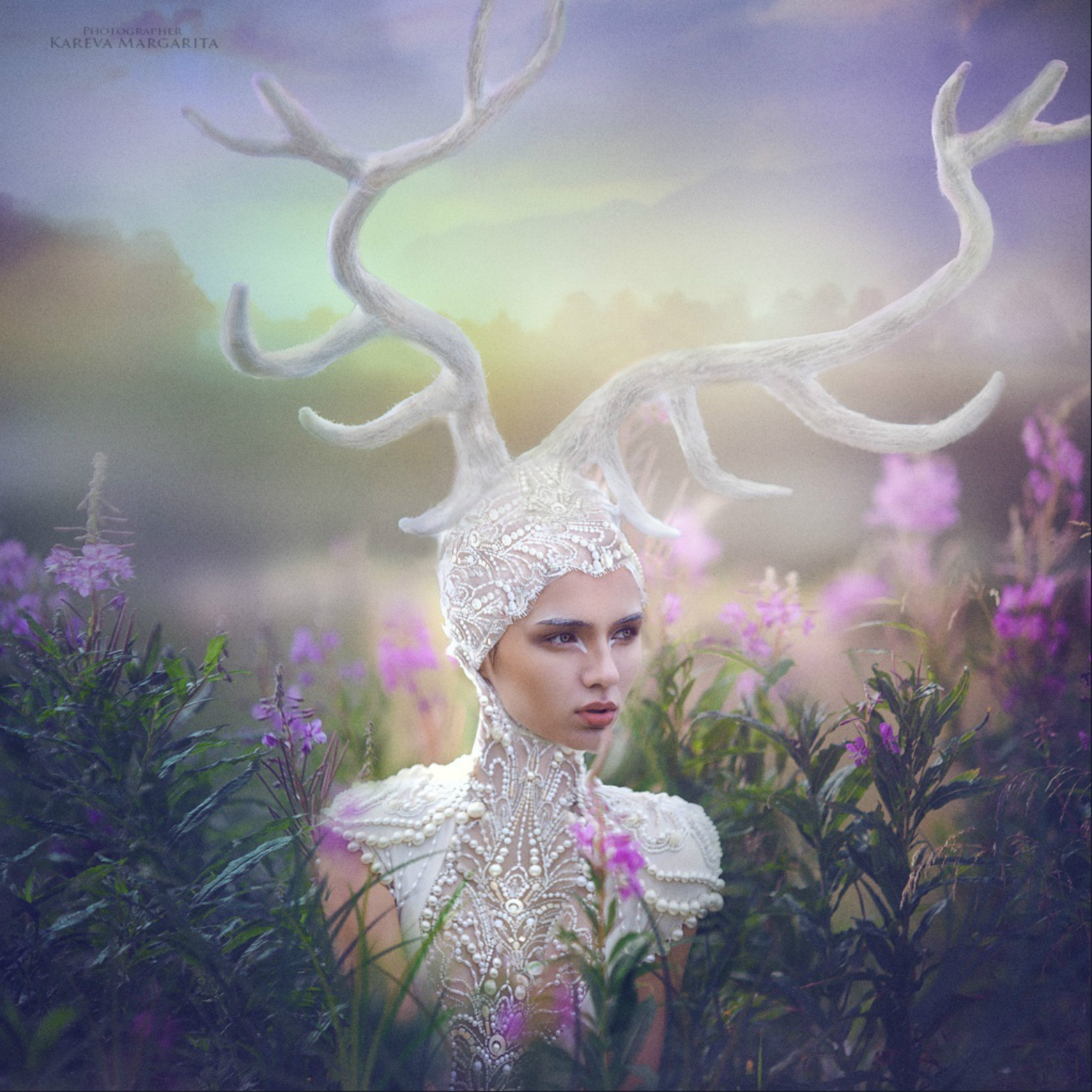 Margarita Kareva photography fairytale magic beauty fashion deer