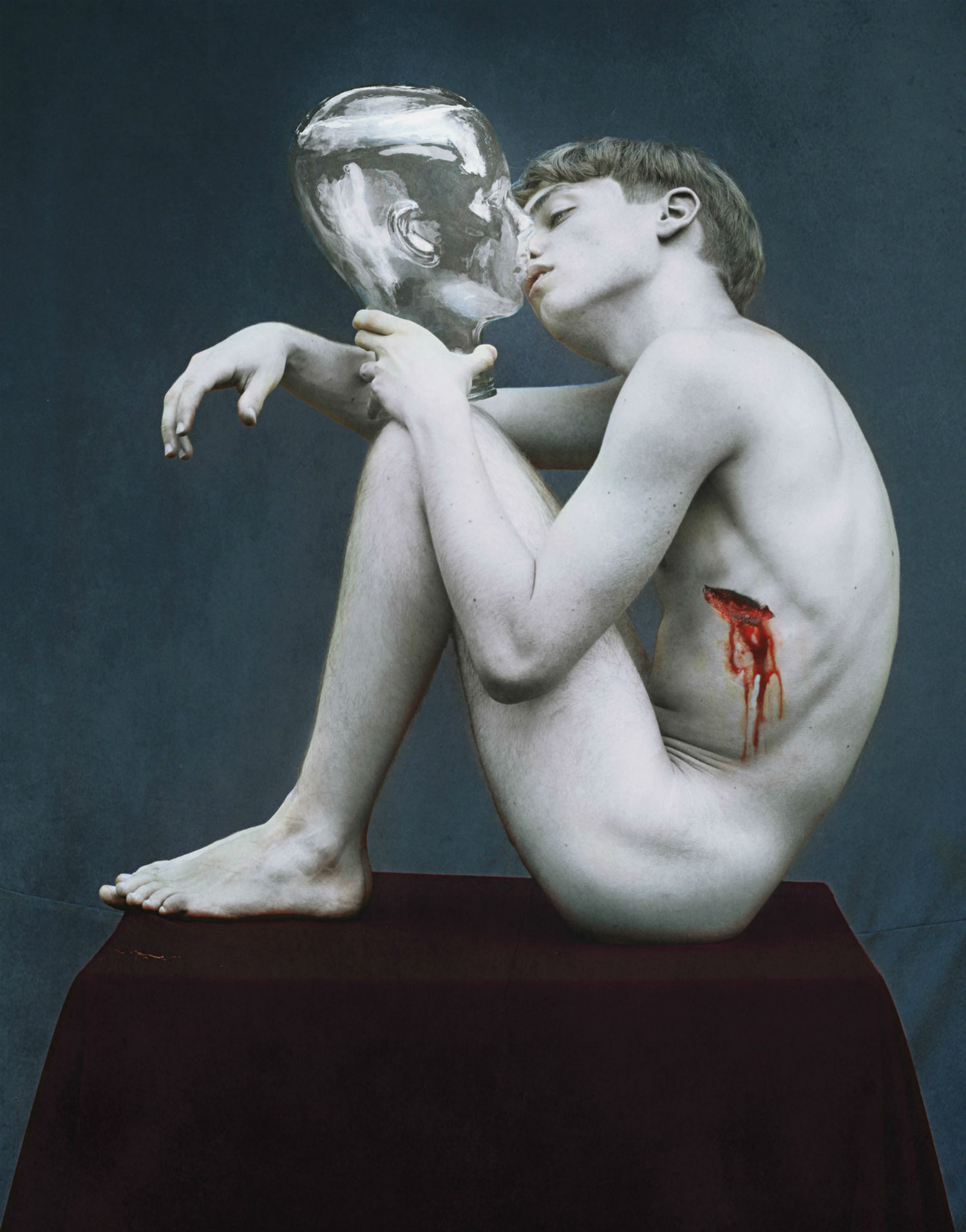 marwane pallas nude model wound